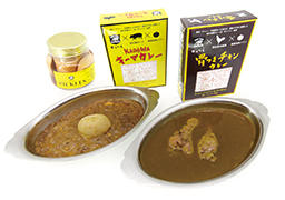 コズミック倶楽部、なるみんとパッパラー河合さん柏カレーを試食